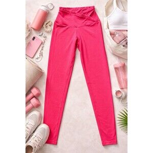 OFFLINE By Aerie Real Me XTRA High Waisted Legging Red Size Medium Ruffle 7/8